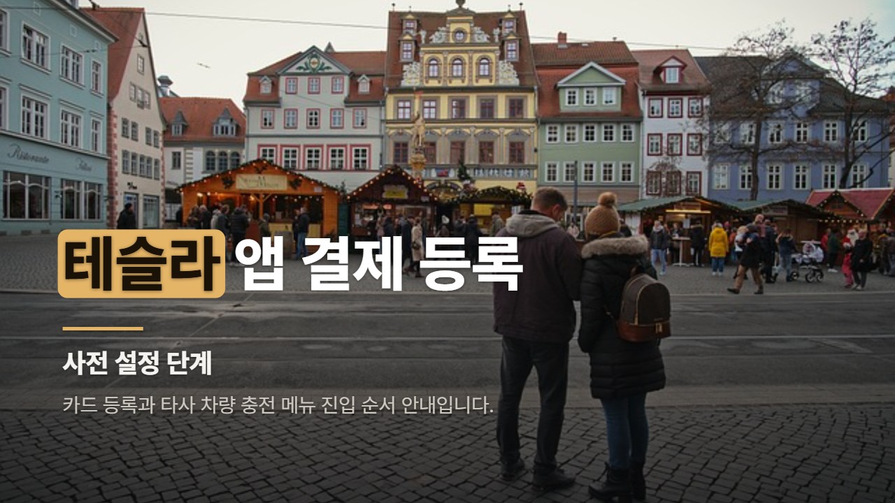 테슬라 앱 결제 등록