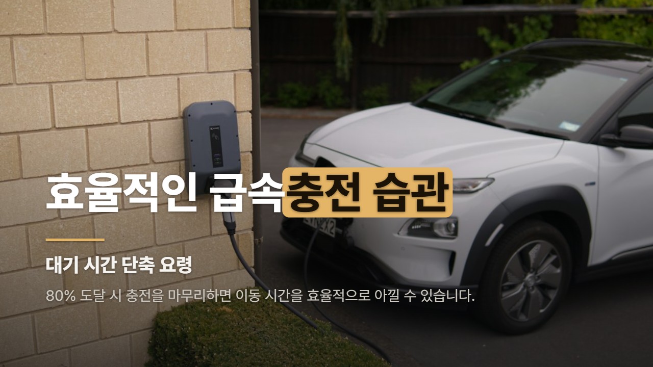 효율적인 급속충전 습관