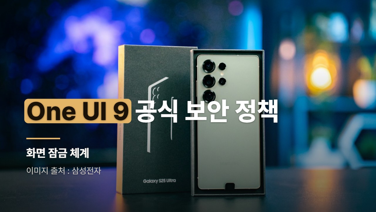 One UI 9 공식 보안 정책