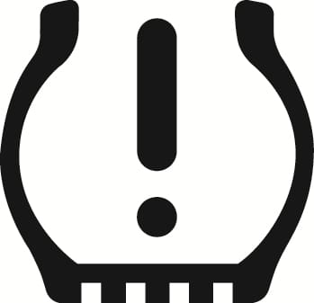현대자동차 오너스 매뉴얼 타이어 공기압 감지 시스템(TPMS) 안내 페이지의 첫 번째 그림