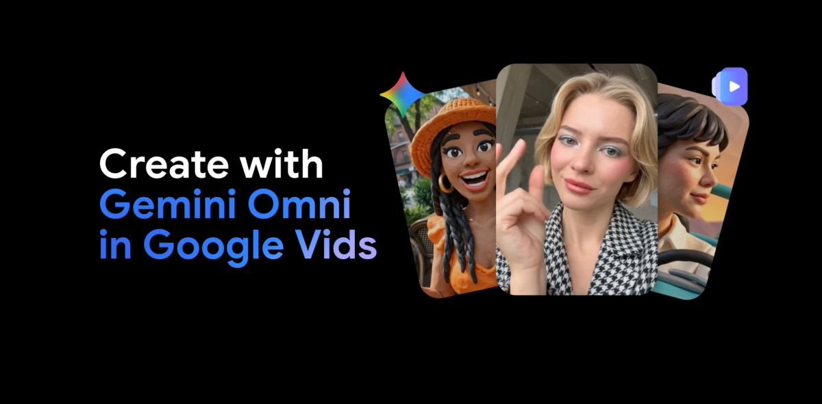 Google Vids Gemini Omni Flash 공식 대표 이미지