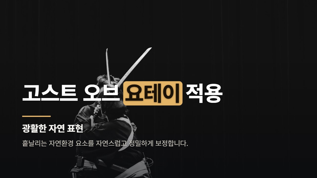 고스트 오브 요테이 적용