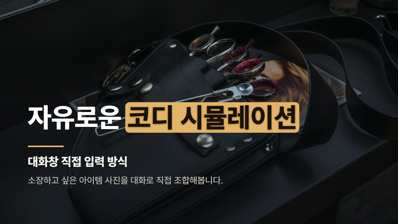 자유로운 코디 시뮬레이션