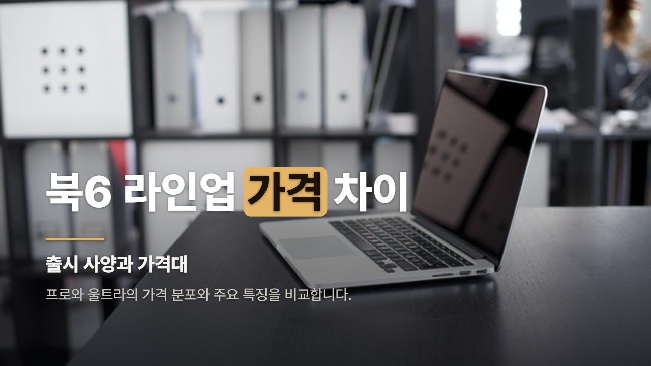 북6 라인업 가격 차이
