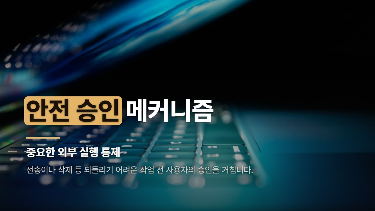 안전 승인 메커니즘
