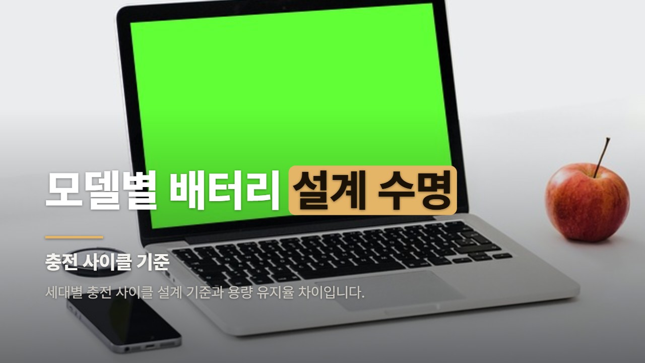 모델별 배터리 설계 수명