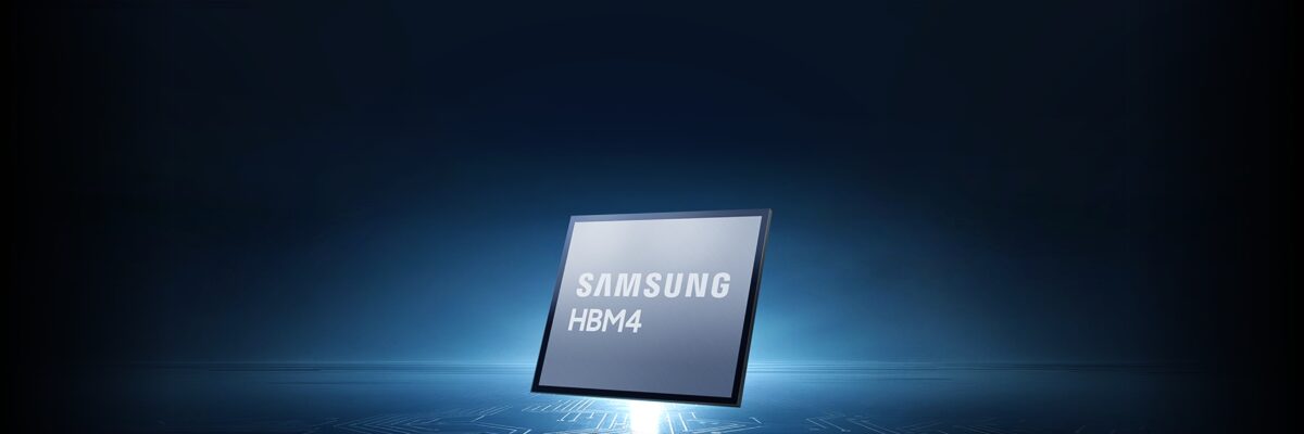 삼성반도체 HBM4 고대역폭 메모리 제품 이미지