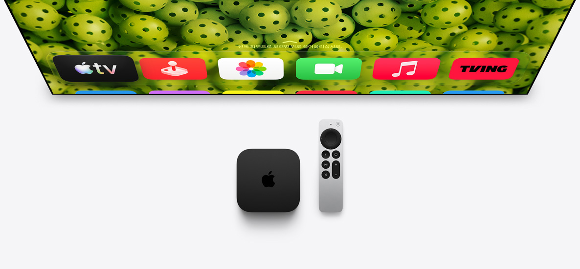 Apple TV 4K 4세대 제품 소개 이미지