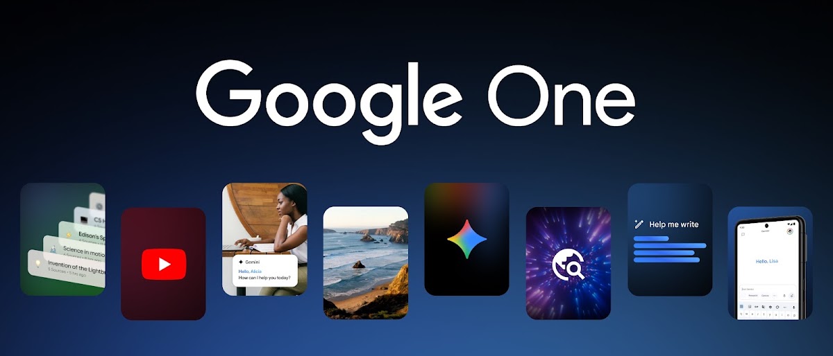 Google One의 Google AI 요금제 안내 페이지 대표 이미지