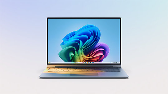 Windows 11 공식 소개 페이지의 대표 이미지