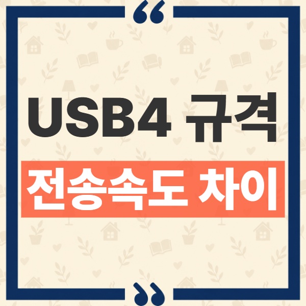 USB4 80Gbps 120Gbps 차이, 파일 전송 속도 오해와 비대칭 모드의 진실 1