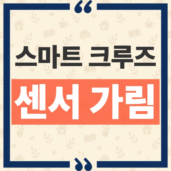 스마트 크루즈 컨트롤 센서 가림 발생 시 고장 구분과 복구 요령 1